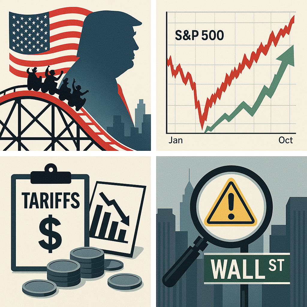 트럼프 관세 정책과 미국 주가 2025 | 18% 폭락 후 극적 반등 분석